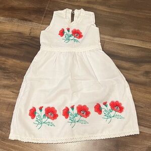 Ukrainian traditional Ukrainian embroidered baby girl dress 12 months